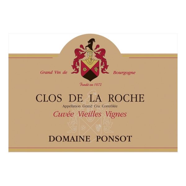 Domaine Ponsot, Clos de la Roche Grand Cru, Cuvee Vieilles Vignes