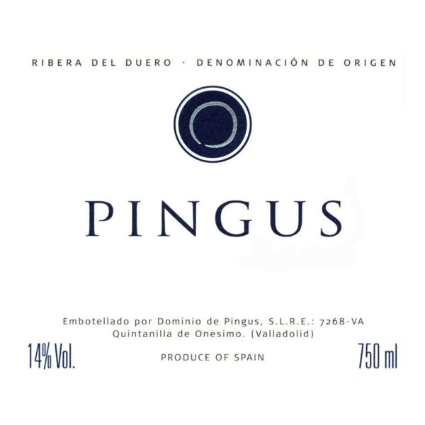 Dominio de Pingus, Pingus, Ribera del Duero DO