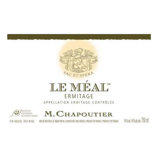 M. Chapoutier, Hermitage, Le Meal Blanc